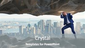  Presentation with pressure ulcer - Audience pleasing slides consisting of weight - businessman supporting stone under pressure backdrop and a gray colored foreground