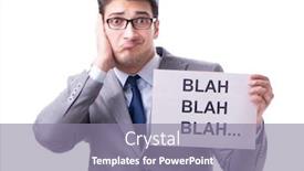  Presentation with blank whiteboard isolated on white - Colorful PPT theme enhanced with businessman telling lies isolated on white background backdrop and a gray colored foreground