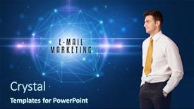  Presentation with security solutions - Audience pleasing slide deck consisting of businessman-thinking-about-security-solutions backdrop and a ocean colored foreground