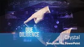  Presentation with cyber - PPT theme consisting of businessman-touching-huge-screen background and a teal colored foreground