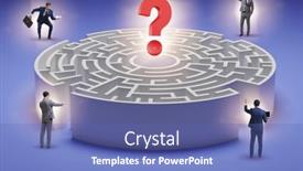  Presentation with find - Presentation enhanced with businessman-trying-to-find background and a ocean colored foreground