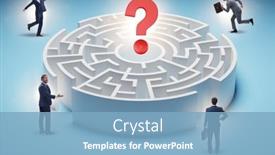  Presentation with find - Theme with businessman-trying-to-find background and a light blue colored foreground