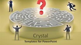  Presentation with find - Presentation theme featuring businessman-trying-to-find background and a yellow colored foreground