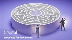  Presentation with find - PPT layouts featuring businessman-trying-to-find background and a light blue colored foreground