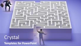  Presentation with find - PPT theme consisting of businessman-trying-to-find background and a teal colored foreground