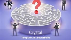  Presentation with find - PPT theme with businessman-trying-to-find background and a light blue colored foreground