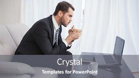  Presentation with social isolation - Amazing PPT layouts having businessman using laptop on his couch at home in the living room working from home in quarantine lockdown social distancing self isolation backdrop and a gray colored foreground