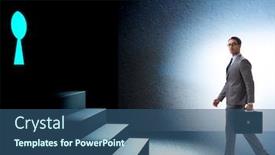  Presentation with keyhole - Colorful PPT layouts enhanced with businessman-walking-towards-keyhole backdrop and a ocean colored foreground