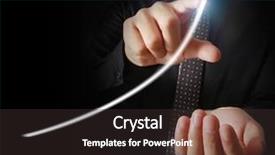  Presentation with teaching financial analysis - Cool new presentation theme with businessman with financial symbols coming backdrop and a  colored foreground