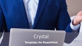  Presentation with injury - Amazing slides having businessman-with-neck-injury-working backdrop and a gray colored foreground