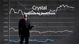  Presentation with diagram - Colorful presentation theme enhanced with businessman with smartphone standing over diagram background business finance investment concept backdrop and a dark gray colored foreground
