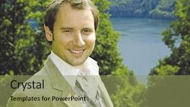  Presentation with keyword - Amazing presentation having businessman working and relaxing in nature unique keyword for this collection naturebusiness77 backdrop and a yellow colored foreground