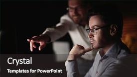  Presentation with dark - PPT layouts with businessman working with documents dark background and a dark gray colored foreground