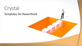  Presentation with problem solving - PPT layouts having businessman-worried-about-a-hole background and a white colored foreground