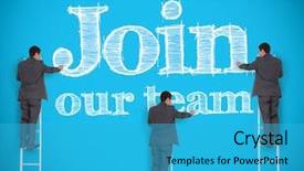  Presentation with multiple sclorosis - PPT theme featuring multiple image of businessman writing background and a teal colored foreground