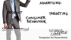  Presentation with marketing strategy - Amazing presentation having businessman writing marketing related concepts backdrop and a white colored foreground