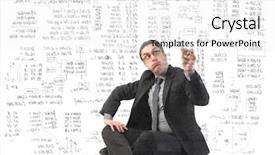  Presentation with graphics - Cool new presentation theme with  backdrop and a  colored foreground.