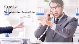  Presentation with bribe - Audience pleasing slides consisting of businessmanbeing offered bribe for breaking backdrop and a white colored foreground