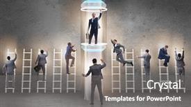  Presentation with fast speed broadband accelerate internet - Beautiful presentation featuring businessmen in accelerated and fast backdrop and a  colored foreground