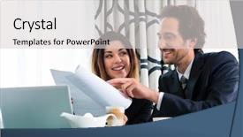  Presentation with hotel business - Amazing presentation having geology - dry soil textured as background backdrop and a coral colored foreground