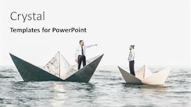  Presentation with inequality - PPT layouts consisting of businesspeople-on-metal-and-paper background and a white colored foreground