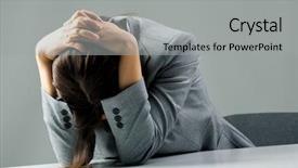  Presentation with trainee nurse sitting by female - Amazing theme having businesspeople unhappy - photo of depressed female sitting backdrop and a light gray colored foreground