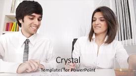  Presentation with schema - Presentation design having businesspeople working on email marketing schema selective focus background and a white colored foreground