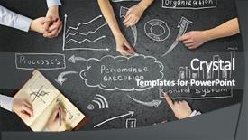  Presentation with collaboration - PPT layouts with businessteam working in collaboration background and a gray colored foreground