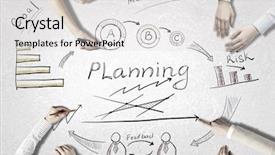  Presentation with collaboration - PPT layouts featuring businessteam working in collaboration background and a light gray colored foreground