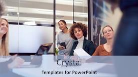  Presentation with late - Presentation with businesswoman-arriving-late-for-presentation background and a light blue colored foreground