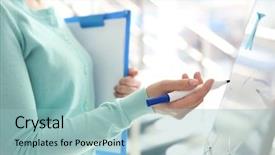  Presentation with sports management coach drawing soccer - Amazing PPT layouts having businesswoman drawing schedule on whiteboard backdrop and a  colored foreground