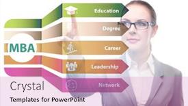  Presentation with administration - Amazing presentation theme having businesswoman-in-master-of-business backdrop and a  colored foreground