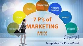  Presentation with marketing - Beautiful PPT layouts featuring businesswoman-in-the-concept backdrop and a sky blue colored foreground