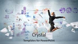  Presentation with financial - Audience pleasing PPT layouts consisting of red update rubber stamp backdrop and a lemonade colored foreground