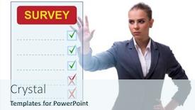  Presentation with accident - Presentation theme having businesswoman-pressing-buttons-on-virtual background and a sky blue colored foreground