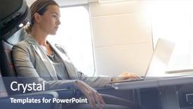  Presentation with medical cpr first aid training - Amazing presentation having businesswoman working in first class backdrop and a ocean colored foreground