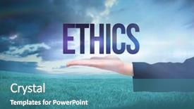  Presentation with blue green - Presentation enhanced with businesswomans hand presenting the word background and a teal colored foreground