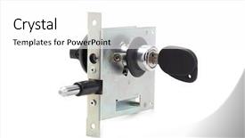  Presentation with buses - Slide set featuring businis - door latch for cars vans background and a white colored foreground