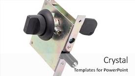  Presentation with buses - PPT theme enhanced with businis - door latch for cars vans background and a white colored foreground