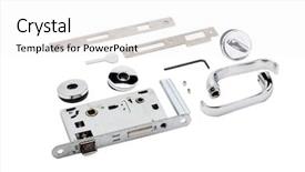  Presentation with buses - Colorful PPT theme enhanced with businis - door latch for cars vans backdrop and a white colored foreground