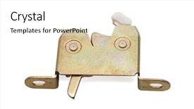  Presentation with buses - Colorful presentation design enhanced with businis - door latch for cars vans backdrop and a white colored foreground