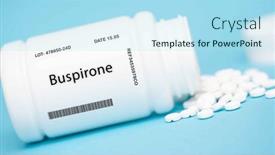  Presentation with medication - Slides having buspirone-a-medication-used background and a arctic colored foreground