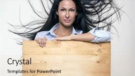  Presentation with bussiness - PPT theme featuring test tube with blood sample background and a white colored foreground.