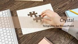  Presentation with finding purpose - Beautiful theme featuring bussiness strategy - finally finding solution backdrop and a coral colored foreground