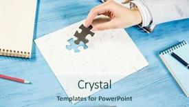  Presentation with finding purpose - Colorful presentation theme enhanced with bussiness strategy - finally finding solution backdrop and a light blue colored foreground