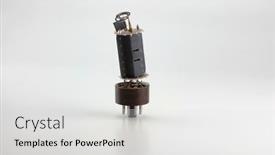  Presentation with broken glass - Audience pleasing theme consisting of busted-of-shattered-vintage-vacuum backdrop and a light gray colored foreground