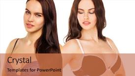  Presentation with sex women anemal - Amazing presentation design having busty - collage two sexy models young backdrop and a coral colored foreground