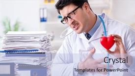  Presentation with busy doctor - Beautiful PPT layouts featuring busy doctor with too much backdrop and a  colored foreground