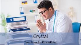  Presentation with busy doctor - PPT layouts having busy doctor with too much background and a  colored foreground