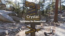  Presentation with sign disabled parking - Presentation enhanced with busy-hiking-trail-sign background and a  colored foreground